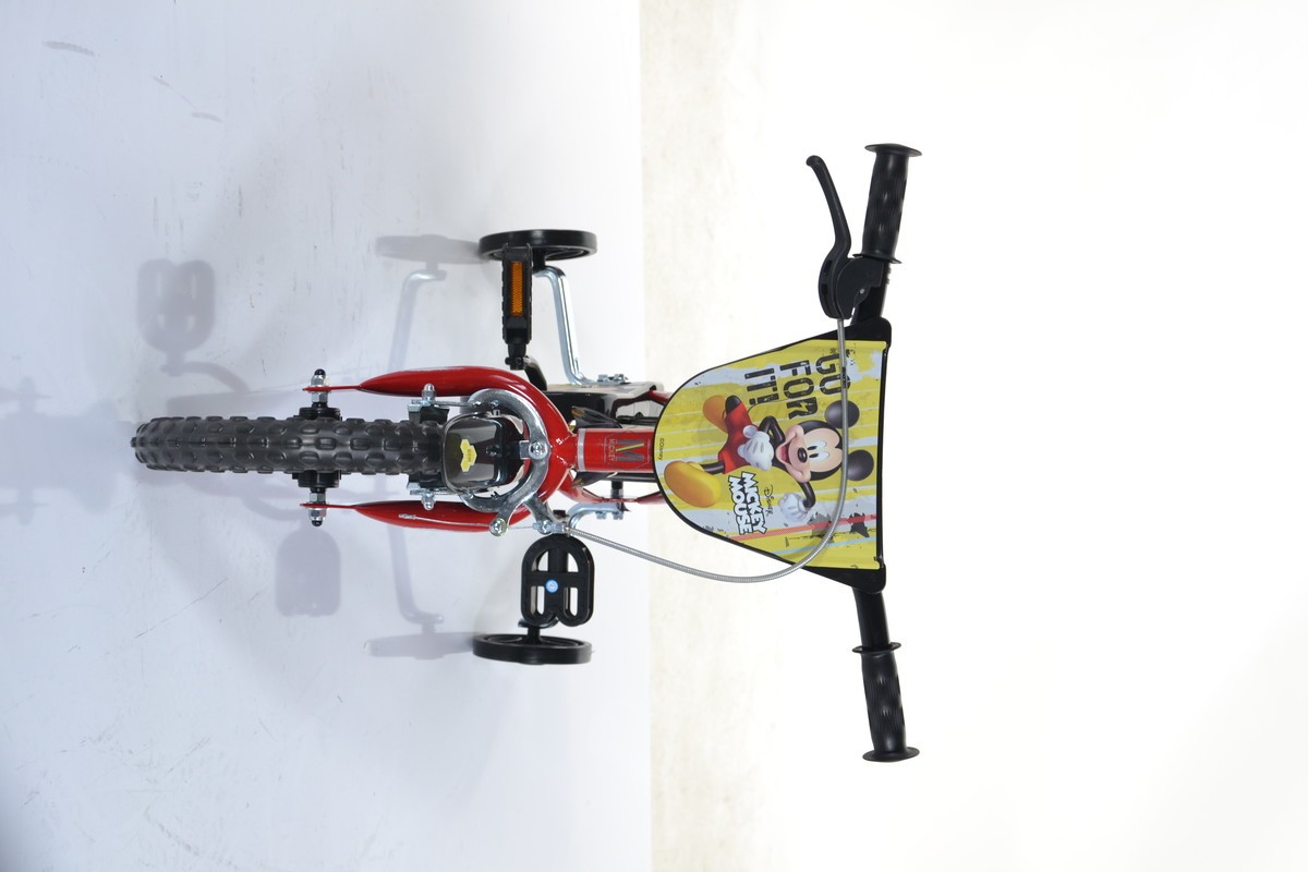 borduurwerk snap Luchtvaart Kinderfiets Dino Bikes Mickey Mouse: 12 inch (612L-MY) | Brandunit