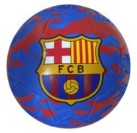 Voetbal FC Barcelona groot blauw/rood camo (112847)