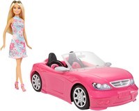 Cabrio met pop Barbie (FPR57)