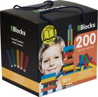BBlocks: 200 stuks in doos gekleurd (BBL200KL-N2)