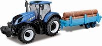 Tractor Bburago: New Holland + trailer 1:32 (18-44068)