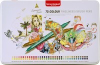 Fineliner/brushpen Bruynzeel: 72 kleuren (60325072)