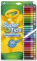 Viltstiften super tips Crayola: 50 stuks (7555)