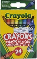 Waskrijtjes Crayola: 24 stuks (52-0024)