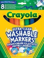 Viltstiften met kegelpunt uitwasbaar Crayola: 8 stuks (58-8328G)