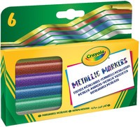 Viltstiften metallic Crayola: 6 stuks (58-8828)