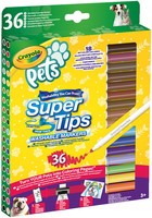 Pets viltstiften met superpunt Crayola: 36 stuks (25-5836)