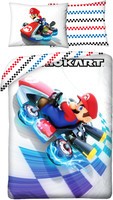 Dekbed Nintendo: Mario Kart (NO429-BL) 140x200/70x90 cm