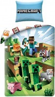 Dekbed Minecraft (MNC129): 140x200/70x90 cm