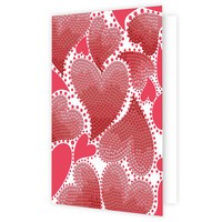 Greeting card DIY Diamond Dotz: Hearts Swirl (DDG.032)