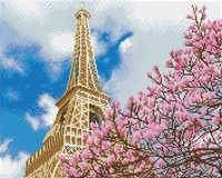 La Tour Eiffel Diamond Dotz: 40x50 cm (DD10.052)