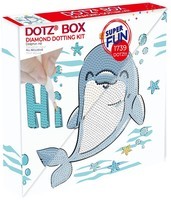 Dolphin Hi Diamond Dotz: 22x22 cm (DBX.039)