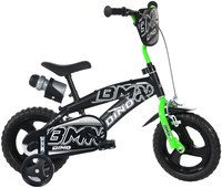 Kinderfiets Dino Bikes BMX black/green: 12 inch (125XL-0401)