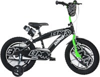 Kinderfiets Dino Bikes BMX black/green: 14 inch (145XC-0401)
