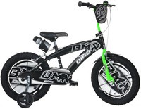 Kinderfiets Dino Bikes BMX black/green: 16 inch (165XC-0401)
