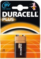 Batterij Duracell Plus MN1604 9 volt