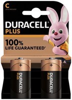 Batterijen Duracell Plus MN1400 C: 2 stuks
