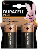 Batterijen Duracell Plus MN1300 D: 2 stuks