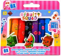 Mini stiftjes met geur Fruity Squad: 8-pack (FS60350)
