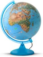 Globe Arca: 25 cm met LED verlichting (0325BU) - Wereldbol