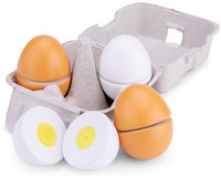 Doosje met 4 eieren New Classic Toys: 5x5x6 cm (10600)