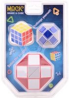 Magische kubus en slang JohnToy: 3-pack (25037)