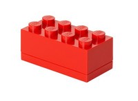 Opbergbox Lego MINI: brick 8 rood (RC 401208)