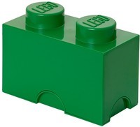 Opbergbox Lego: brick 2 groen (40021734)