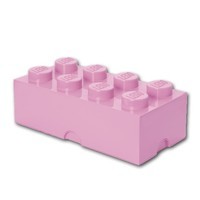 Opbergbox Lego DESIGN: brick 8 licht roze PINK (RC 400485)