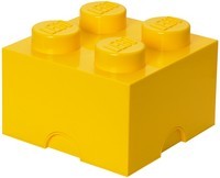 Opbergbox Lego: brick 4 geel (RC 400324)