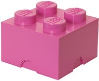 Opbergbox Lego: brick 4 roze (RC 400393)
