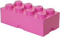 Opbergbox Lego: brick 8 roze (RC 400492)