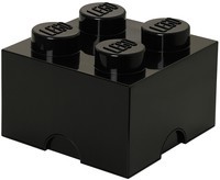 Opbergbox Lego: brick 4 zwart (RC 400331)