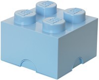 Opbergbox Lego: brick 4 licht blauw (RC 400362)