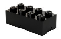 Lunchbox Lego: brick 8 zwart (RC 402335)