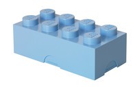 Lunchbox Lego: brick 8 licht blauw (RC 402366)