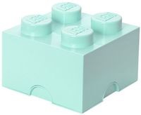 Opbergbox Lego DESIGN: brick 4 lichtblauw AQUA (40031742)