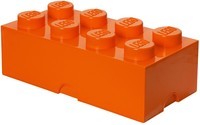 Opbergbox Lego: brick 8 oranje (RC 026066)