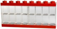 Opbergbox Lego: minifigs rood 16-delig (RC 023607)