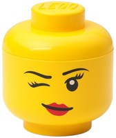 Opbergbox Lego: head girl winking mini (RC 033552)