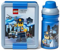 Lunchset Lego City: blauw/grijs (RC 033835)
