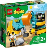 Truck en graafmachine met rupsbanden Lego Duplo (10931)