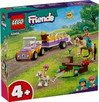 Paard en pony aanhangwagen Lego (42634)
