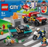 Brandweer en politie achtervolging Lego (60319)