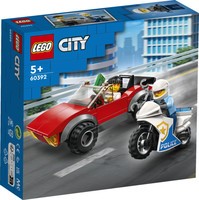 Auto achteropvolging politiemotor Lego (60392)