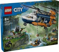 Jungleonderzoekers: helikopter bij de basis Lego (60437)