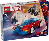 Spider-Man racewagen en Venom Green Goblin Lego (76279)