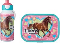 Lunchbox en pop-up beker paarden Mepal (107410165369)