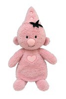 Bumba pluche fluffy - Bumba roze: 35 cm
