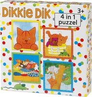 Puzzel Dikkie Dik 4-in-1: 4/6/9/16 stukjes (52016)